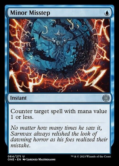 Minor Misstep ~ Phyrexia: All Will Be One [ NearMint ] [ Magic MTG ] - London Magic Traders Limited