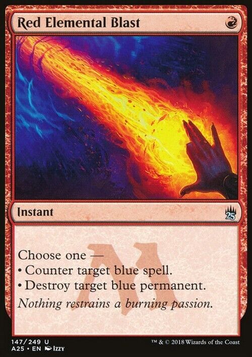 Red Elemental Blast ~ Masters 25 [ NearMint ] [ Magic MTG ] - London Magic Traders Limited