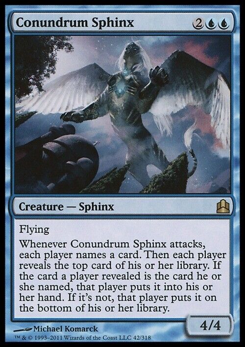 Conundrum Sphinx ~ Commander 2011 [ Excellent ] [ Magic MTG ] - London Magic Traders Limited
