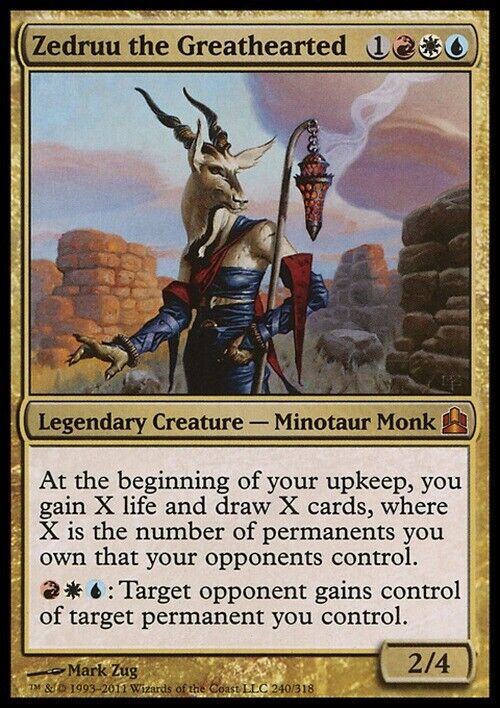 Zedruu the Greathearted ~ Commander 2011 [ Excellent ] [ Magic MTG ] - London Magic Traders Limited