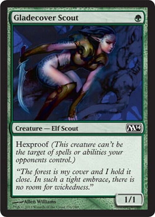 Gladecover Scout ~ Magic 2014 [ Excellent ] [ Magic MTG ] - London Magic Traders Limited