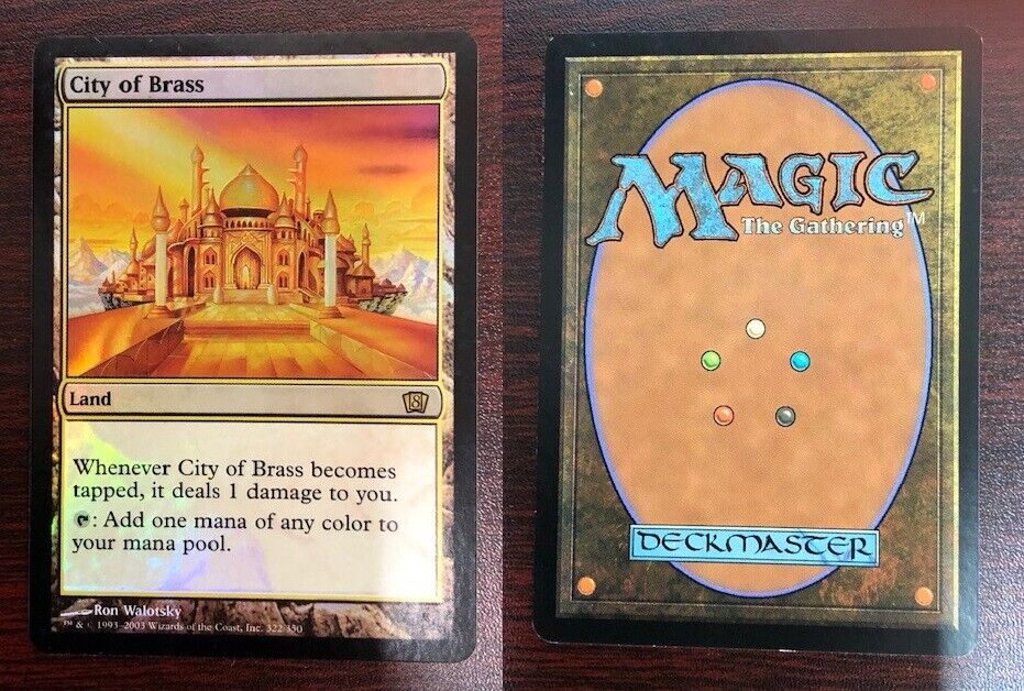 FOIL City of Brass ~ Eighth Edition [ NearMint/Excellent+ ] [ Magic MTG ] - London Magic Traders Limited
