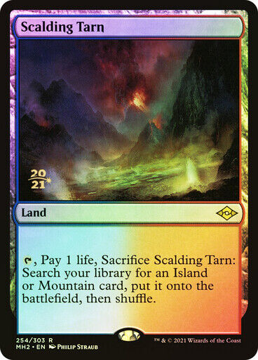 FOIL Scalding Tarn ~ Prerelease Modern Horizons 2 [ NearMint/Excellent ] [ MTG ] - London Magic Traders Limited