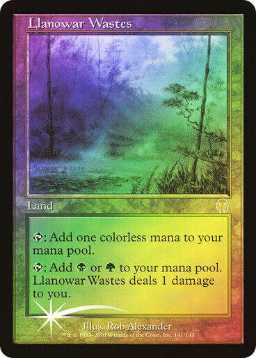 FOIL Llanowar Wastes ~ Apocalypse [ Excellent ] [ Magic MTG ]