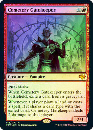FOIL Cemetery Gatekeeper ~ Crimson Vow [ NearMint ] [ Magic MTG ] - London Magic Traders Limited