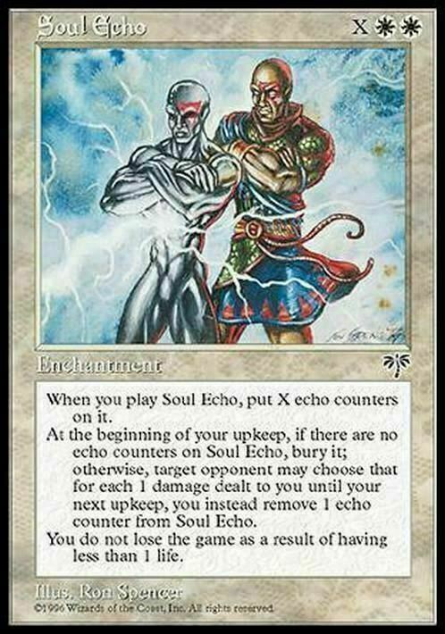 Soul Echo ~ Mirage [ Excellent ] [ Magic MTG ] - London Magic Traders Limited