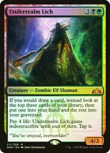 FOIL Underrealm Lich ~ Guilds of Ravnica [ NearMint ] [ Magic MTG ] - London Magic Traders Limited