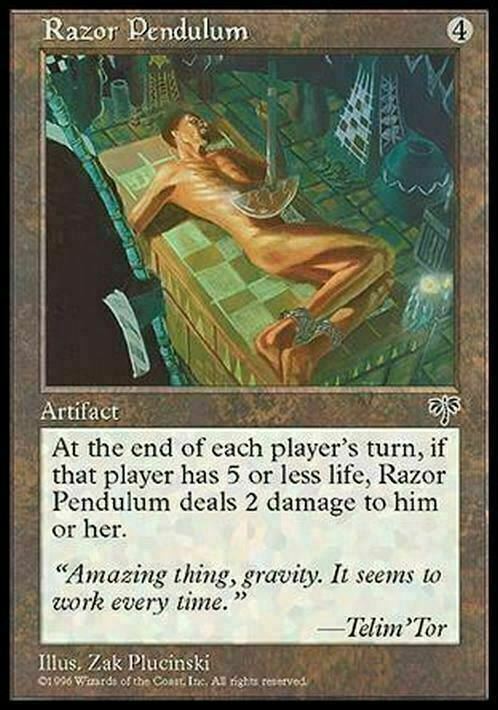 Razor Pendulum ~ Mirage [ Excellent ] [ Magic MTG ] - London Magic Traders Limited