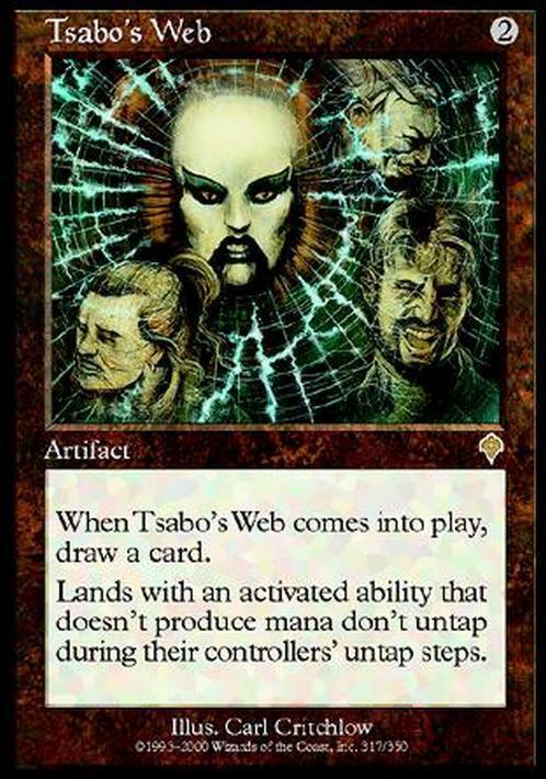 Tsabo's Web ~ Invasion [ Excellent ] [ Magic MTG ] - London Magic Traders Limited