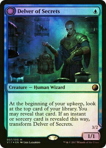 FOIL Delver of Secrets ~ From the Vault [ NearMint ] [ Magic MTG ] - London Magic Traders Limited