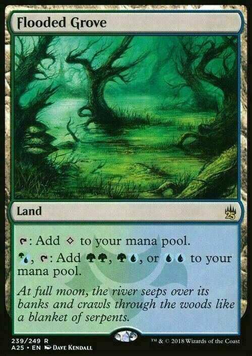 Flooded Grove ~ Masters 25 [ NearMint ] [ Magic MTG ] - London Magic Traders Limited