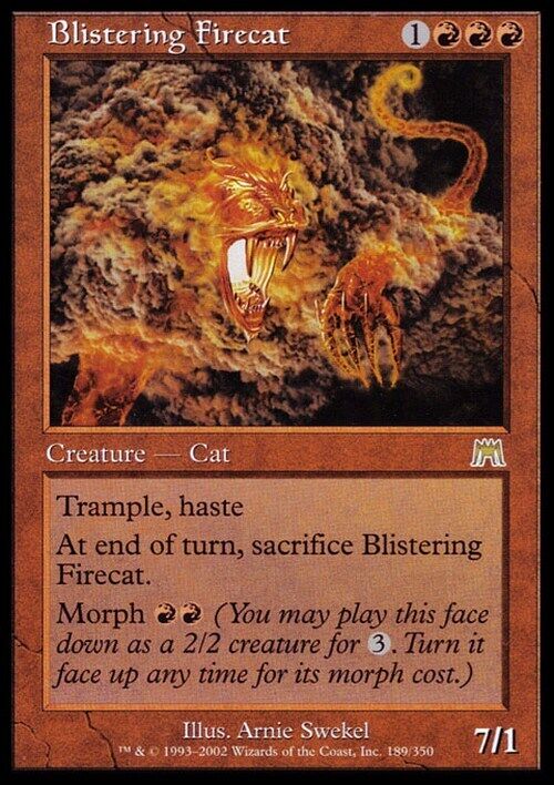 Blistering Firecat ~ Onslaught [ Excellent ] [ Magic MTG ]