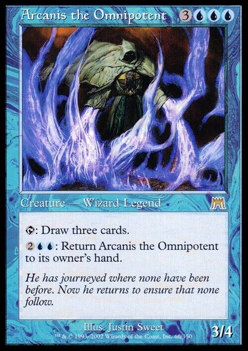 Arcanis the Omnipotent ~ Onslaught [ MODERATELY PLAYED ] [ Magic MTG ] - London Magic Traders Limited