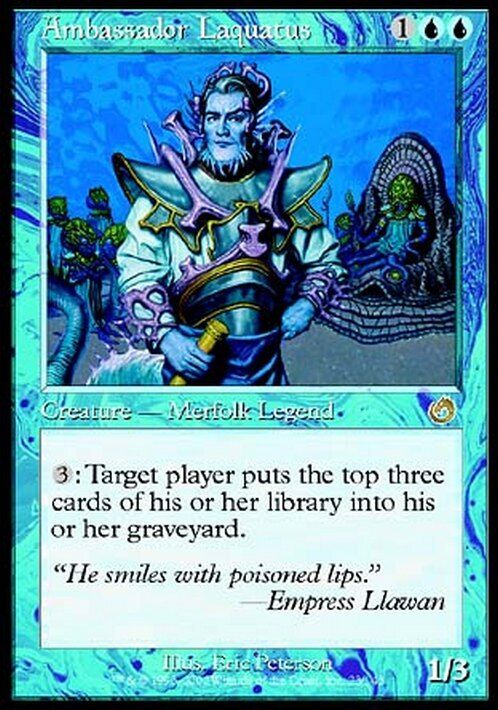 Ambassador Laquatus ~ Torment [ MODERATELY PLAYED ] [ Magic MTG ] - London Magic Traders Limited