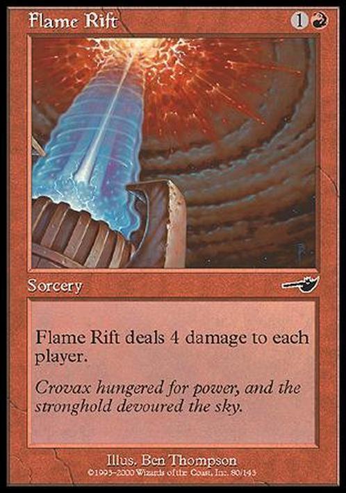 Flame Rift ~ Nemesis [ Excellent ] [ Magic MTG ] - London Magic Traders Limited