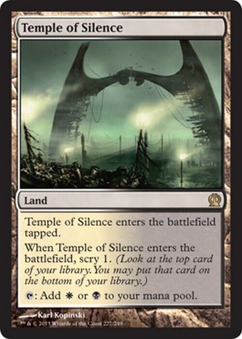 Temple of Silence ~ Theros [ Excellent ] [ Magic MTG ] - London Magic Traders Limited