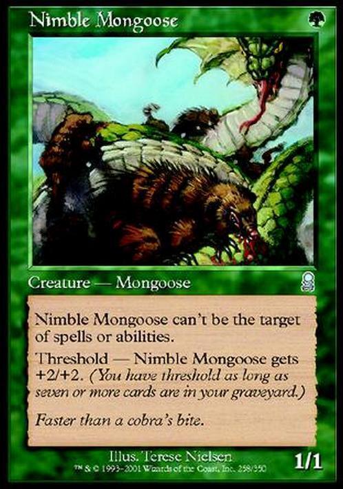 Nimble Mongoose ~ Odyssey [ Excellent ] [ Magic MTG ] - London Magic Traders Limited