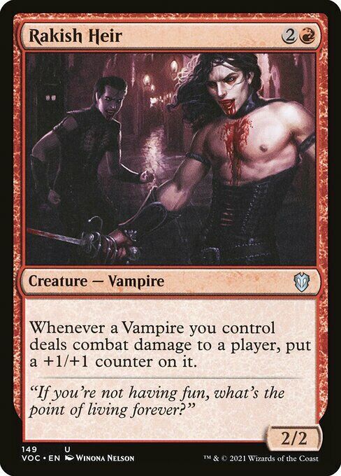 Rakish Heir ~ Commander: Crimson Vow [ NearMint ] [ MTG ] - London Magic Traders Limited