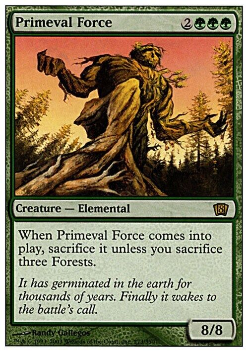 Primeval Force ~ Eighth Edition [ MODERATELY PLAYED ] [ Magic MTG ] - London Magic Traders Limited