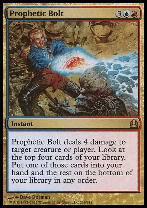 Prophetic Bolt ~ Commander 2011 [ Excellent ] [ Magic MTG ] - London Magic Traders Limited