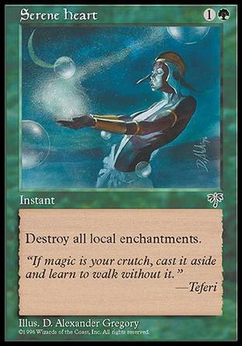 Serene Heart ~ Mirage [ Excellent ] [ Magic MTG ] - London Magic Traders Limited