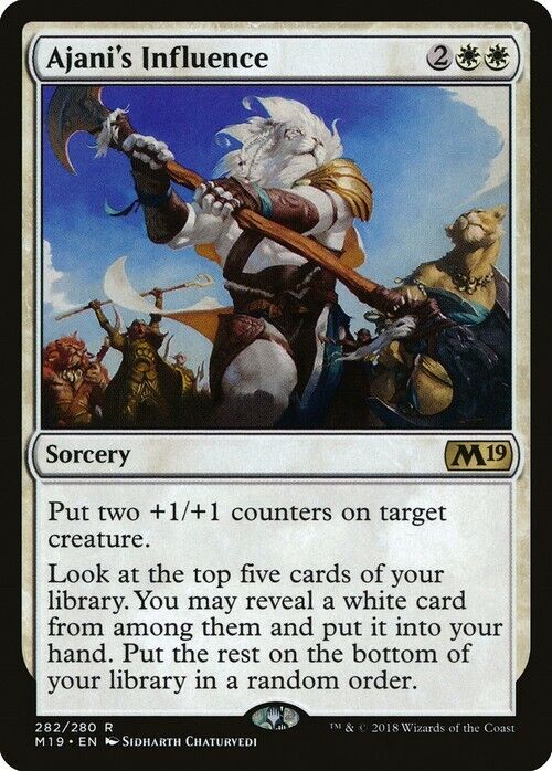 Ajani's Influence ~ Core 2019 [ NearMint ] [ Magic MTG ] - London Magic Traders Limited