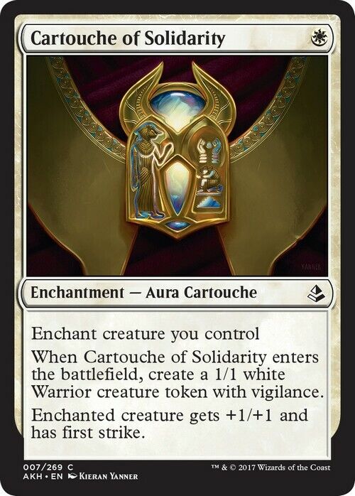 Cartouche of Solidarity ~ Amonkhet [ Excellent ] [ Magic MTG ] - London Magic Traders Limited