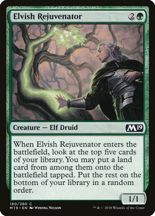 Elvish Rejuvenator ~ Core 2019 [ Excellent ] [ Magic MTG ] - London Magic Traders Limited