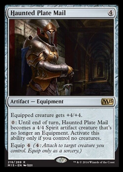 Haunted Plate Mail ~ Magic 2015 [ Excellent ] [ Magic MTG ] - London Magic Traders Limited