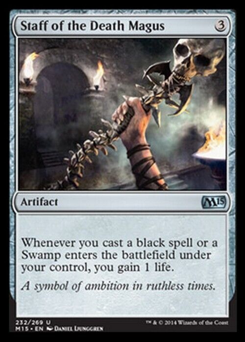 Staff of the Death Magus ~ Magic 2015 [ Excellent ] [ Magic MTG ] - London Magic Traders Limited