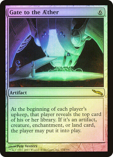FOIL Gate to the Aether ~ Mirrodin [ Excellent ] [ Magic MTG ]