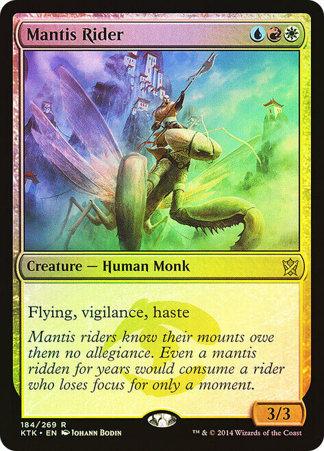 FOIL Mantis Rider ~ Khans of Tarkir [ NearMint ] [ Magic MTG ]