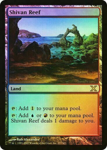 FOIL Shivan Reef ~ Tenth Edition [ Excellent ] [ Magic MTG ]