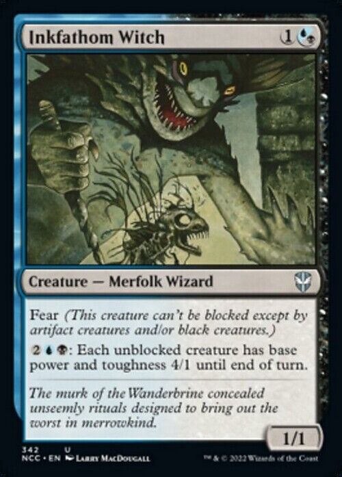 Inkfathom Witch ~ Commander: Streets of New Capenna [ NM ] [ Magic MTG ] - London Magic Traders Limited