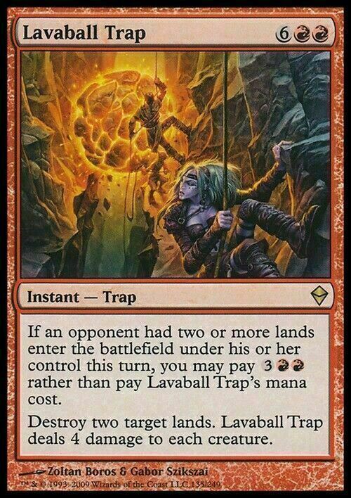 Lavaball Trap ~ Zendikar [ Excellent ] [ MTG ] - London Magic Traders Limited