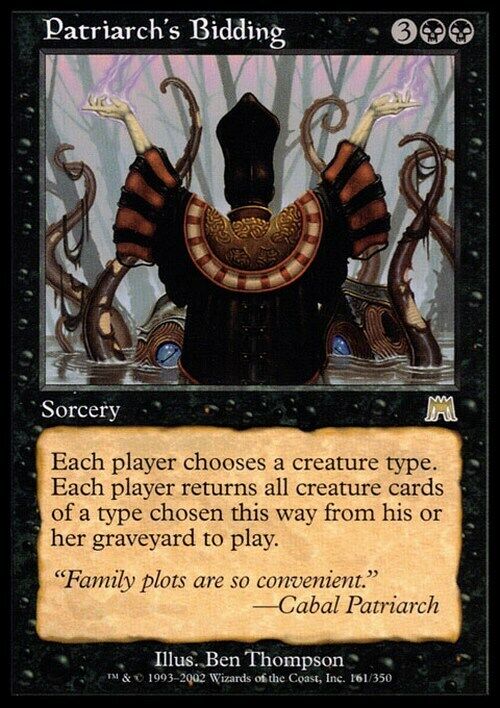 Patriarch's Bidding ~ Onslaught [ Excellent ] [ Magic MTG ]