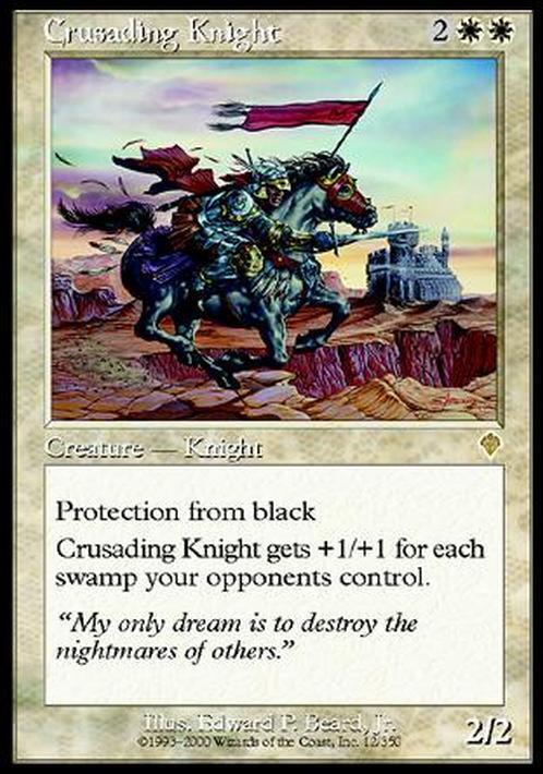 Crusading Knight ~ Invasion [ Excellent ] [ Magic MTG ] - London Magic Traders Limited