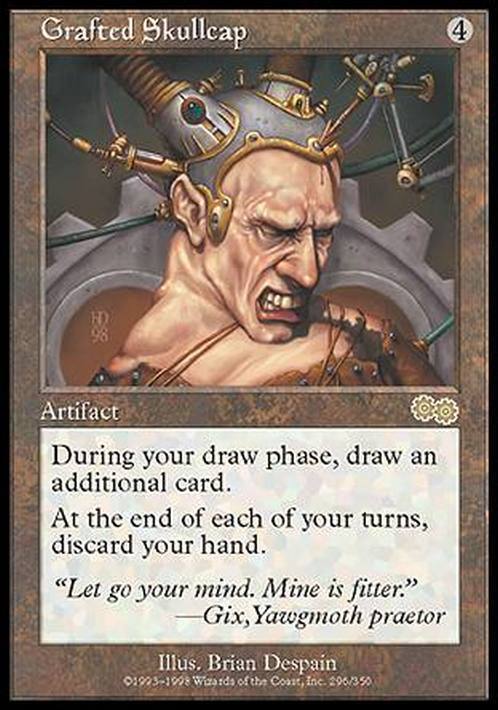 Grafted Skullcap ~ Urza's Saga [ Excellent ] [ Magic MTG ] - London Magic Traders Limited