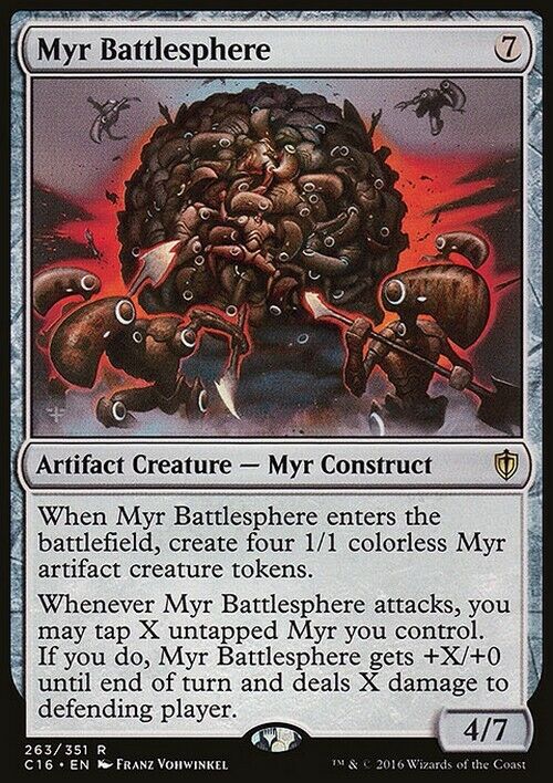 Myr Battlesphere ~ Commander 2016 [ NearMint ] [ Magic MTG ] - London Magic Traders Limited