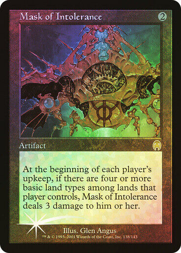 FOIL Mask of Intolerance ~ Apocalypse [ Excellent ] [ Magic MTG ]