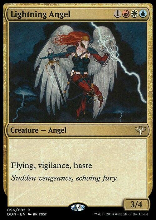 Lightning Angel ~ Duel Decks [ MODERATELY PLAYED ] [ Magic MTG ] - London Magic Traders Limited