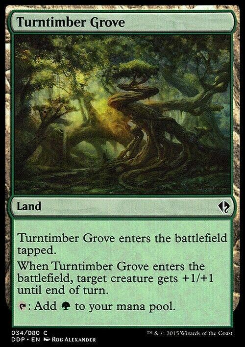 Turntimber Grove ~ Duel Decks [ Excellent ] [ MTG ] - London Magic Traders Limited