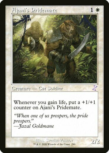 Ajani's Pridemate ~ Time Spiral Remastered [ NearMint ] [ Magic MTG ] - London Magic Traders Limited