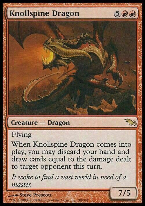 Knollspine Dragon ~ Shadowmoor [ Excellent ] [ Magic MTG ] - London Magic Traders Limited