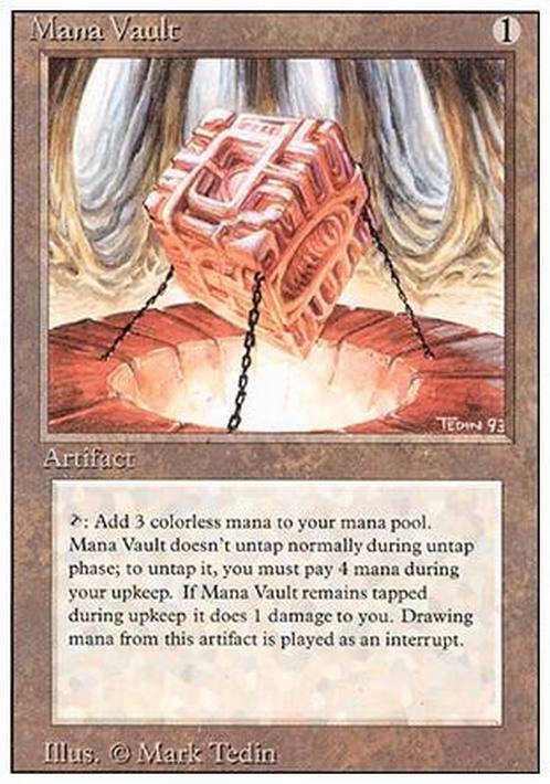 Mana Vault ~ Revised [ Excellent+ ] [ Magic MTG ] - London Magic Traders Limited