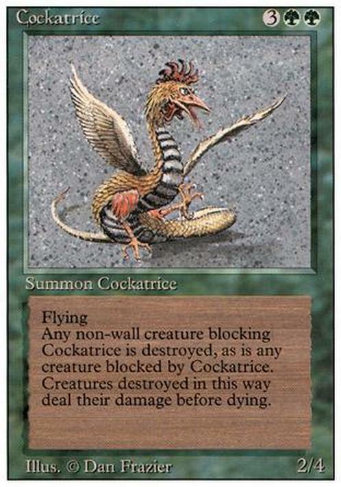 Cockatrice ~ Revised [ Excellent ] [ Magic MTG ] - London Magic Traders Limited