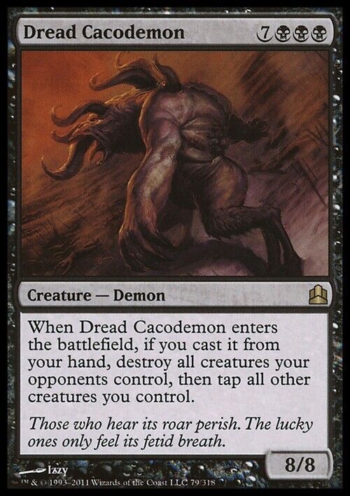 Dread Cacodemon ~ Commander 2011 [ Excellent ] [ Magic MTG ] - London Magic Traders Limited