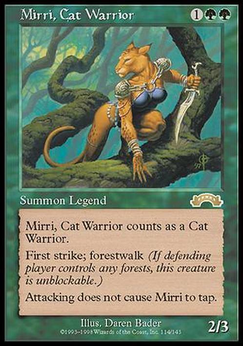 Mirri, Cat Warrior ~ Exodus [ Excellent ] [ Magic MTG ]