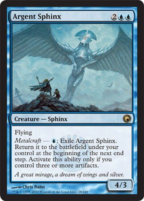 Argent Sphinx ~ Scars of Mirrodin [ Excellent ] [ Magic MTG ] - London Magic Traders Limited