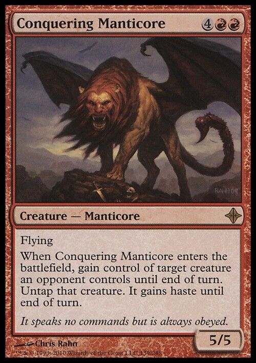 Conquering Manticore ~ Rise of the Eldrazi [ Excellent ] [ Magic MTG ] - London Magic Traders Limited